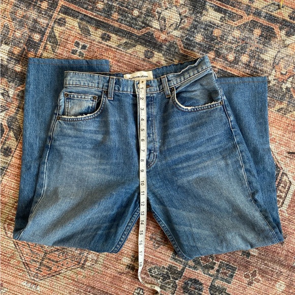 Reformation *Cropped* Cynthia High-Rise Relaxed Fit Jeans - Picture 5 of 10